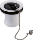 Ablaufventil 1 1/2'' x 55 mm mit Stopfen und Kette